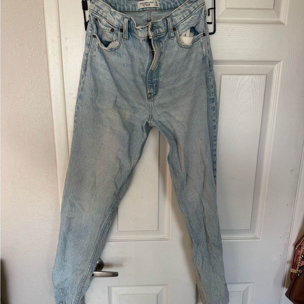 Abercrombie & Fitch Light Blue High Rise Jeans